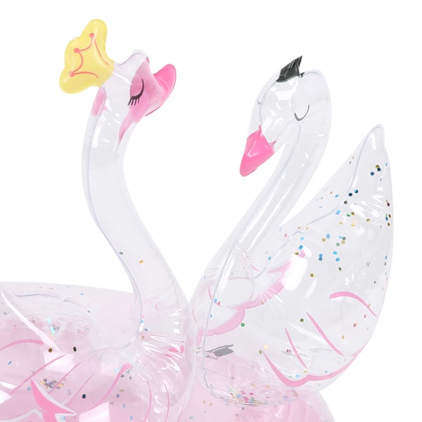 Bärbara Uppblåsbara Poolflottar, Kvalitets PVC-Material Söt Djurdesign Mjuk Hudvänlig, För Sommarstrandfestdekor (Rosa)