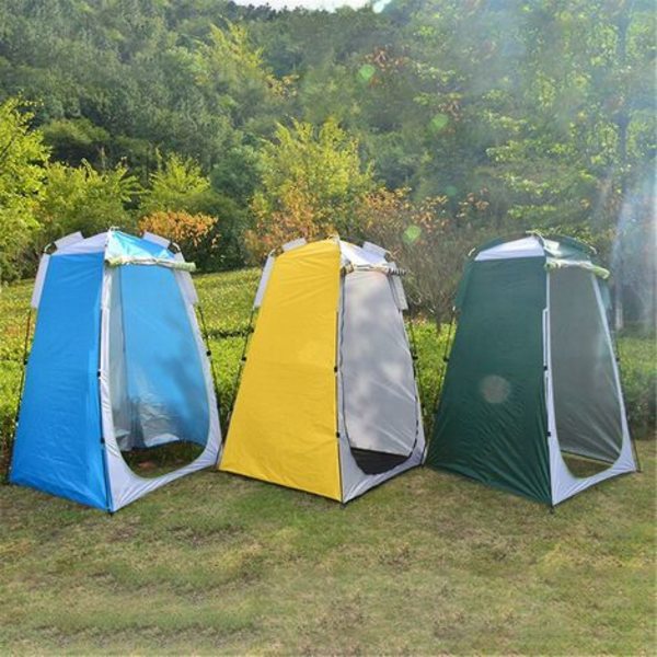 lune-Utomhus Bärbar Sekretess Dusch Toalett Tält Fällbar Camping Tält Anti Uv Utomhus Klädsel Tält Strand Camping Utrustning