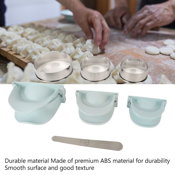 Dumpling Maker Säkerhet Multifunktionell Manuell Dumpling Press Maker Maskin DIY Verktyg för Pressning av Dumpling Skin Typ B