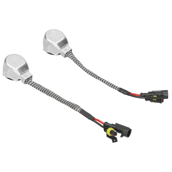 2 st Lamphållaradapterkabel Socket Connector Converter för Xenon HID-lampa D2S/D4S Ballaster