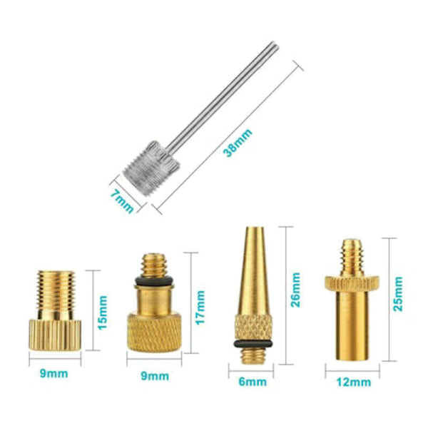 16-delad set ventiladapter cykel ventiladapter cykel ventiladapter set Z