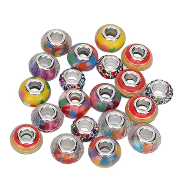 Charm armbandssats grundläggande armband färgade pärlor hängen smycken gör-det-själv-kit för födelsedagsfest spelgåvor färgglada