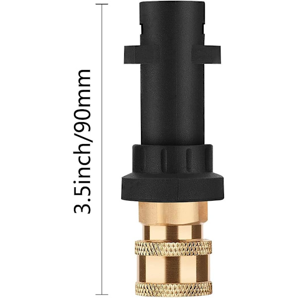 Adapter för högtryckstvättpistol med 1/4\" snabbkoppling, kompatibel med Karcher K-serien K2, K3, K4, K5, K6, K7