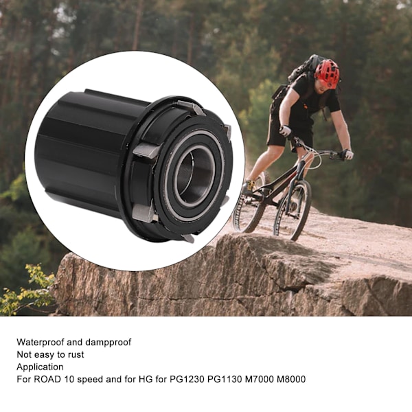 Blomtrumtorn Bas Aluminiumlegering 8-12 Hastighet Blomtrum Ringväxel för Mountainbike