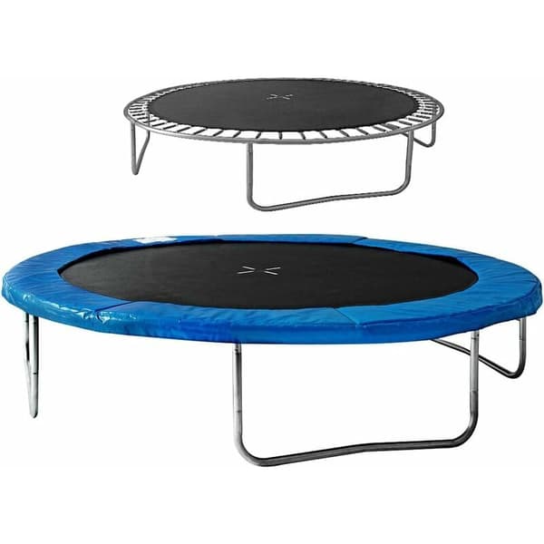 Kantbeskyttelse til Trampolin - 244cm - blå