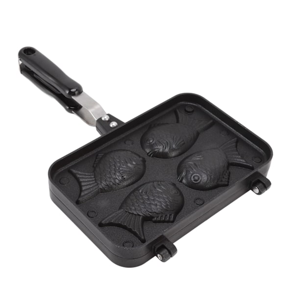 Non-stick Fiskformad Våffeljärn, Takoyaki-järn i Aluminium för Enkel Användning och Snabb Rengöring, Perfekt för Jordnötssmörsfyllda Desserter