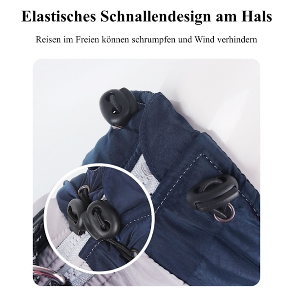 Reflekterande hundtäcke för olika raser, hundtäcke med inbyggd sele för förbättrad kontroll, vindtät hundjacka med justerbara elastiska remmar