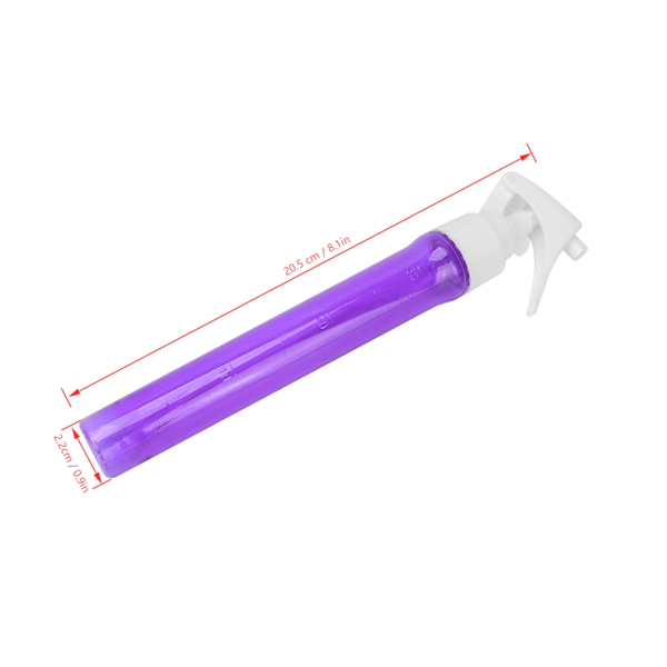 Bärbar hårsprayflaska påfyllningsbar tom spray hårstyling fin dimspraykittel 38 ml lila