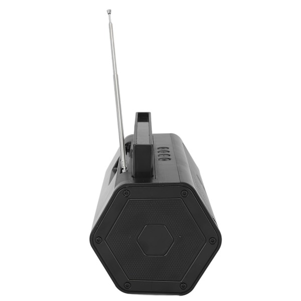 AM FM-radio utomhus V6 Bluetooth-högtalare bärbar radio med teleskopisk antenn