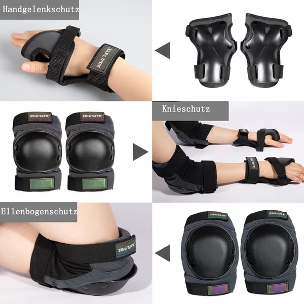 Skyddsset barn skyddsutrustning barn knäskydd armbågsskydd rullskridskor skyddsset för skateboard inline