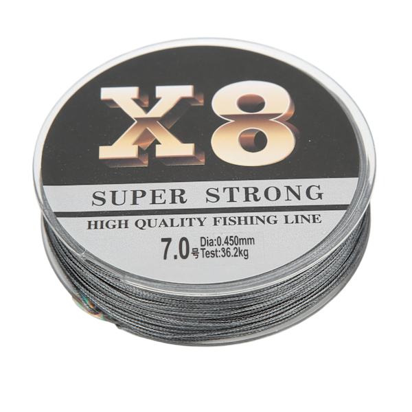 100m Fiske Linje Slitstark Flätad Fiske Wire Stark Dragkraft Linje för Damm Reservoar Storlek 7 ( 0.45mm 36.2kg)