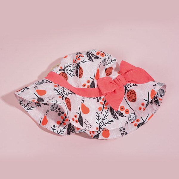 Baby Solhatt Justerbar Andningsbar Solskydd Sommarhatt för Småbarn Flickor Pojkar Kepspiskarehatt med Bred Brätte och UV-skydd UPF 50+ Unisex