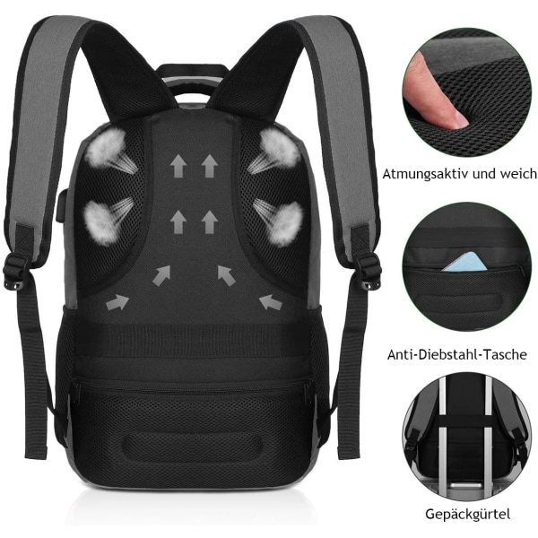 travelite ryggsäck handbagage med laptopfack 15,6 tum, bagageserie BASICS daypack melange: moderiktig ryggsäck i melange look, 45