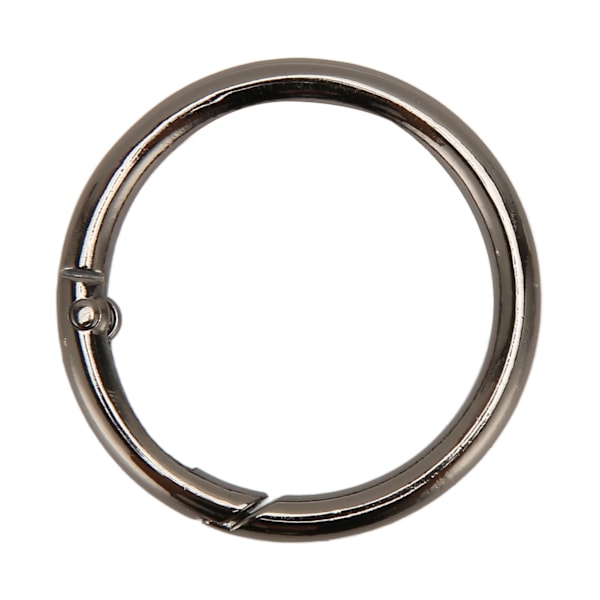 20 st fjäder O-ringar 1,54 tum diameter 0,16 tum tjock stark koppar kompakt fjäderspännen för nyckelring halsband smycken DIY silverfärg