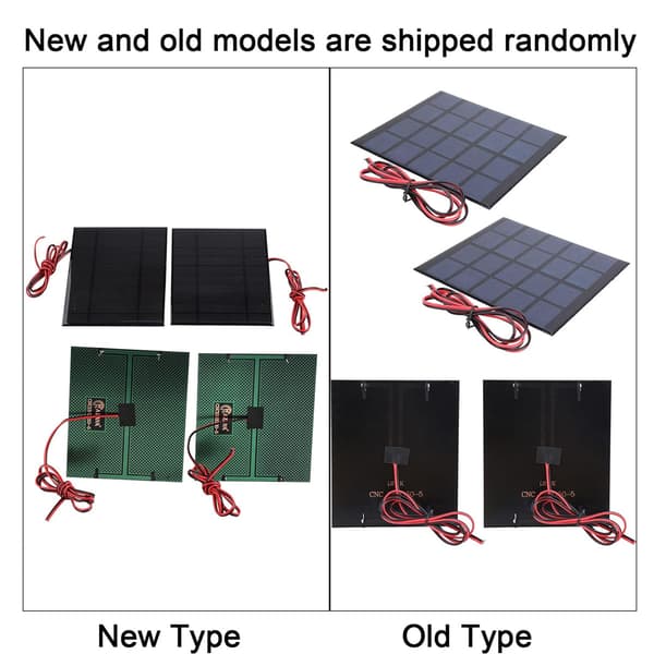 DIY Solpanel til nødsituationer, solpanelmodul kompakt og bærbar epoxybeskyttet solpanel egnet til udendørs arbejde og undervisning