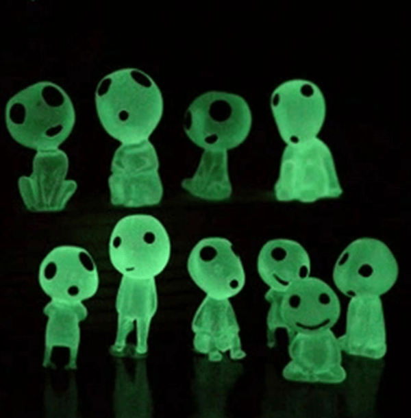 10 mikromaisemaa koristetta Ghost Princess Luminous Elf Tree Glo