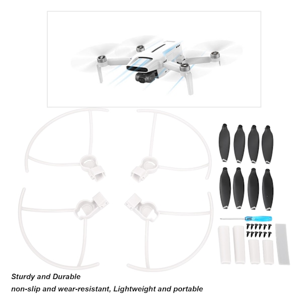 Ökad stativpropeller skyddsskydd RC drönare tillbehör för FIMI X8 MINIWhite