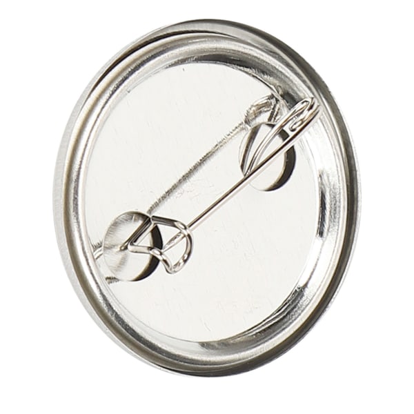 100 st tomma knappnålsknappar runda säkerhetsmärken emblemmedaljdelar tillbehör för hantverkspresenter souvenirer 32 mm/1,3 tum
