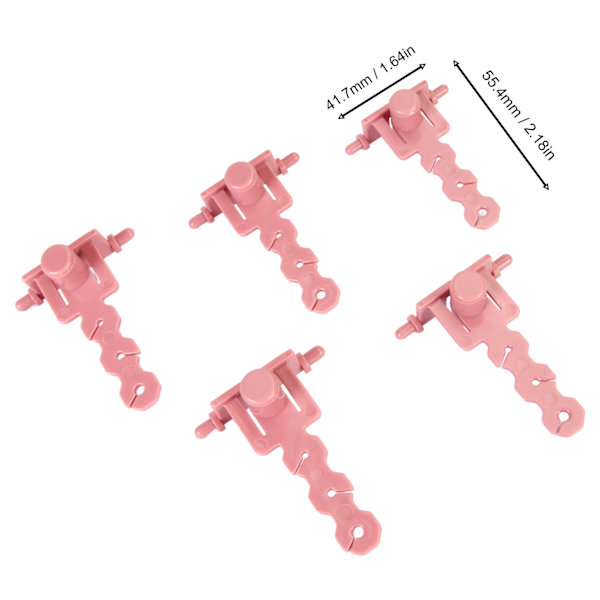 5 st stickmaskin-spännare stark plast enkel drift stabil stickspänning adapter för utbyte reparation