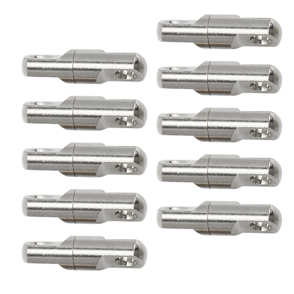 10 st 9 mm fiskewirlar, rostfritt stål, fiskefäste, rullande tunnsnurror, fisketillbehör