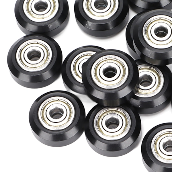Gantryhjul för Ender 3/3Pro, Hög Utskriftsnoggrannhet 3D-skrivarrullar med Dubbel Lagerdesign, Slitstarkt POM-material Säkerställer Smidig Rörelse Och