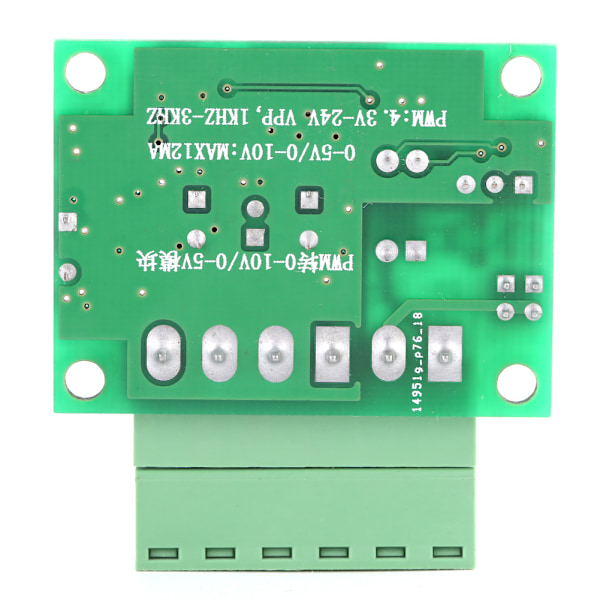 3,3V PWM-signal till 0-5V spänningsomvandlare D/A Digital-Analog PLC-modul