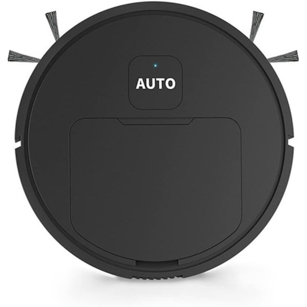 3 i 1 Automatisk Robot - Smart - Robotdammsugare - Lat Hemstädning - Sopa Roboten - Svart A