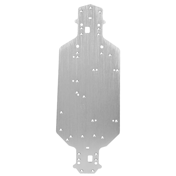 Aluminiumlegering chassi uppgradering delar tillbehör passar för HSP 03001 RC bilmodellSilver