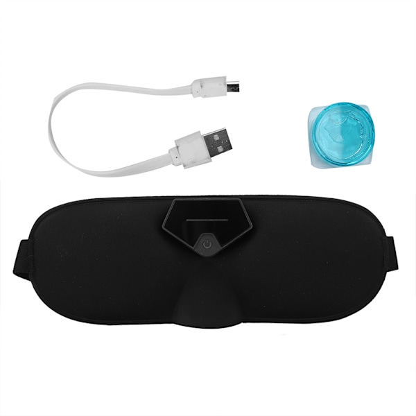 Lyxig Sömnmask, Justerbara Remmar med Memory Foam, Allergivänlig Ögonskugga i Siden för Oavbruten Sömn (1-pack)