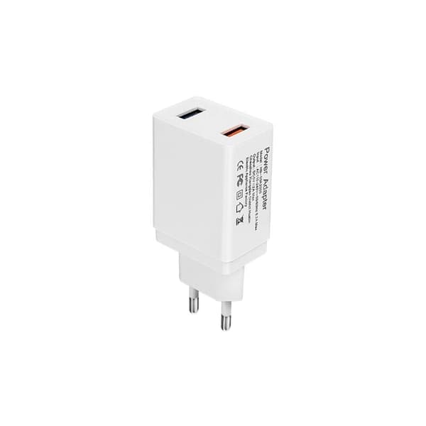 Reiselader Strømadapter, Universal Veggplugg for iPhone 15 Pro Max, Samsung Galaxy, Hurtiglading med Sikkerhetsbeskyttelse (DC5V=2A MAX,
