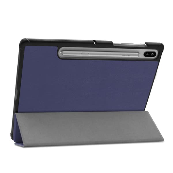 Samsung Galaxy Tab S6 - Tri-Fold Deksel - Mrk Bl Mørkeblå Mrk Bl
