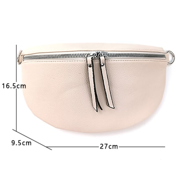 Axelväska Dam liten midjeväska Dam snygg crossbody bred rem Ljusgrön Skicka kreditkortspaket