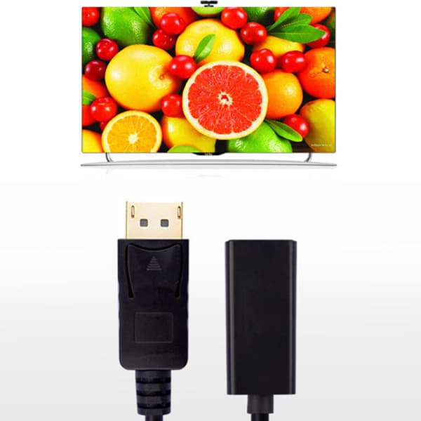 DisplayPort til HDMI-adapter, problemfri multimedieoplevelse til din stationære eller bærbare computer