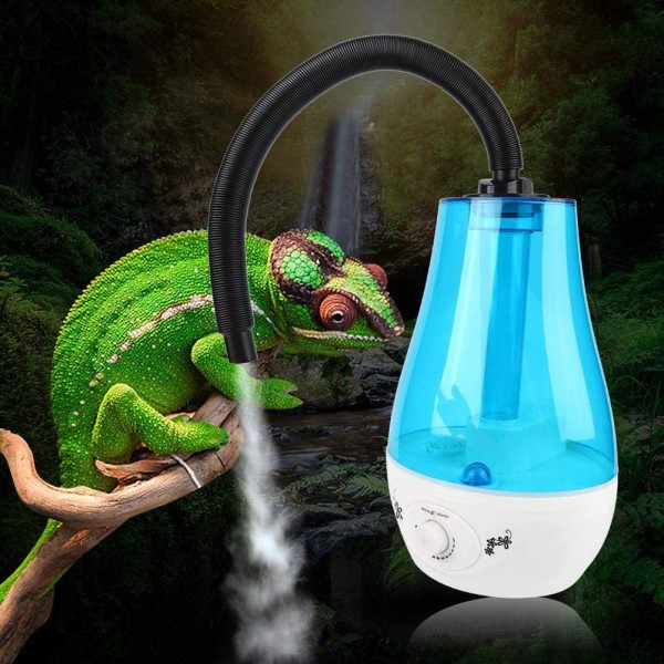Luftfuktare terrarium dimma reptiler 3L vattentank dimmaskin för