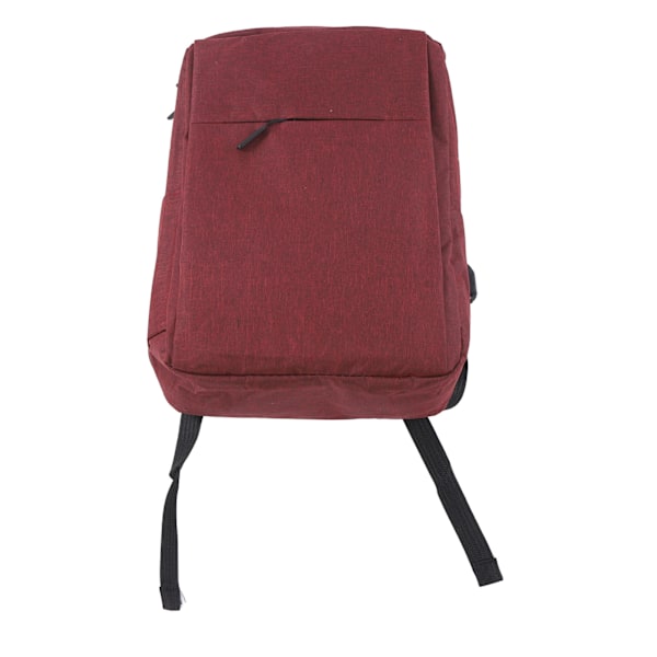 Resväska för bärbar dator, unisex, arbetsryggsäck med USB-laddningsport, datorväska, casual dagryggsäck för män och kvinnor, röd