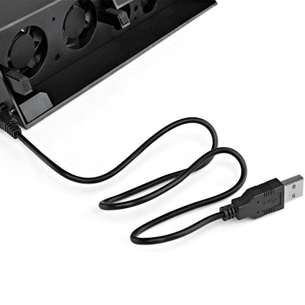 PS4-kylfläkt, USB-extern kylare PS4-värdkylfläkt Temperaturkontroll Kylfläktar för Playstation-spelkonsol