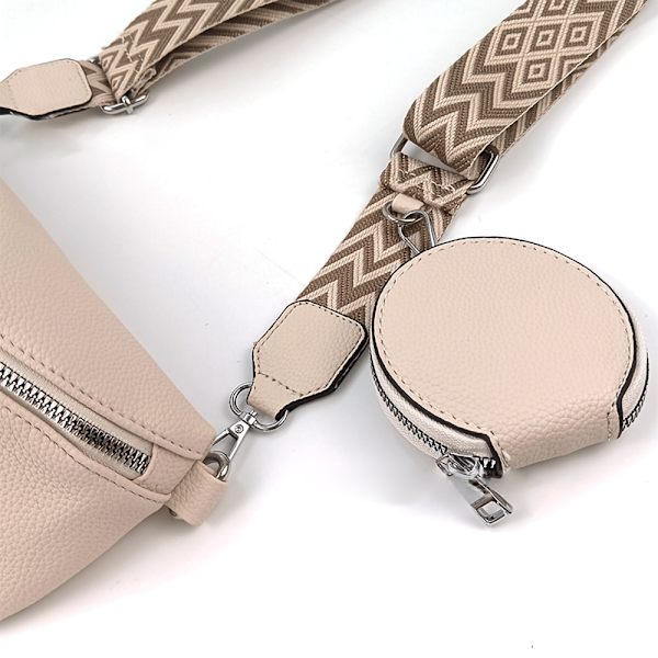 Axelväska Dam liten midjeväska Dam snygg crossbody bred rem Ljusgrön Skicka kreditkortspaket