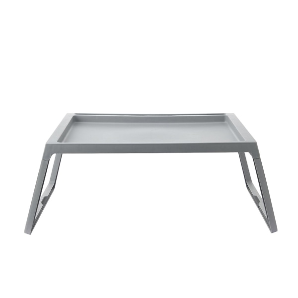 Laptop Sängbricka Bord Portabel Lätt Mini Picknickbord för Laptop Arbete Skrivande Grå