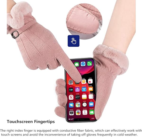 Touch Screen Dame Vinterhandsker Dame Vinterhandsker Termo