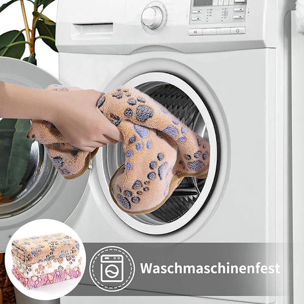 Demigeat hundtäcke Kattfiltar Tvättbara och fluffiga, 3-pack mjuk varma fleece-djurfiltar för små medelstora hundar Katter, husdjursfilt liggunderlag för