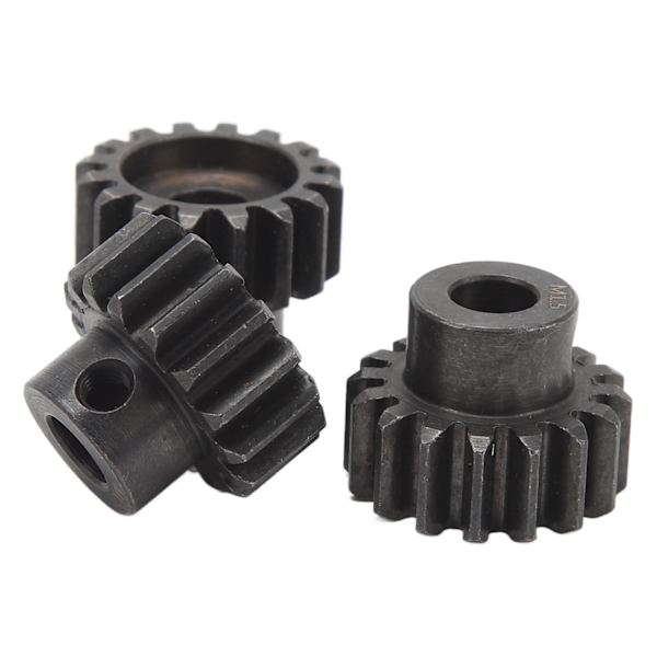 3 st RC-bilväxelsats 8 mm innerhål stålbilmotorväxel för 1/5 1/8 1/10 modellbil 17T
