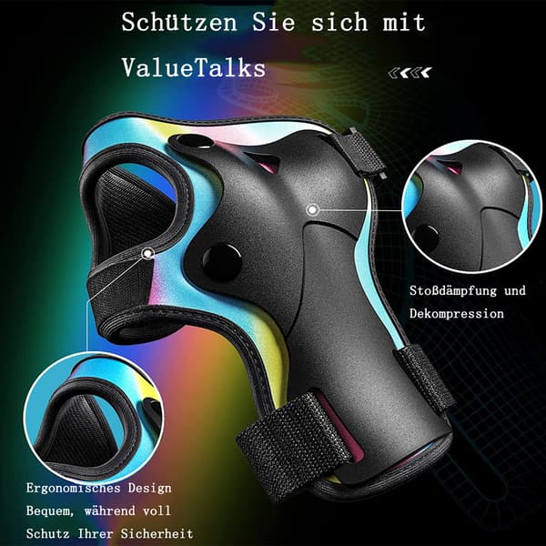 Skyddsset barn skyddsutrustning barn knäskydd armbågsskydd rullskridskor skyddsset för skateboard inline