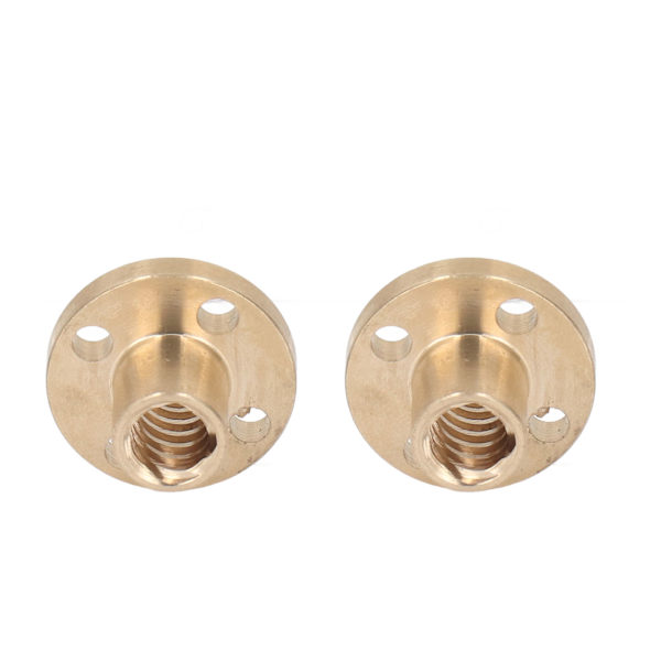 5-pack 3D-skrivar T8x8 Trapezformad Spindlar med Mässingmutter Hög Styrka Noggrann