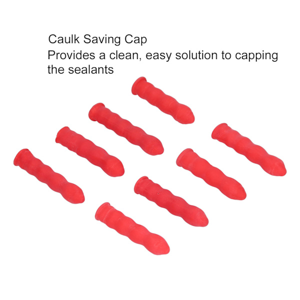 100 st Caulk-sparande Lock - Öppen Tätningsrör Tätning Bevarande Latex Caulk Lock Saver