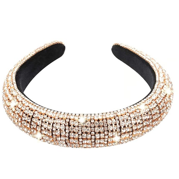 Rhinestone Crystal Diamond Pannband för kvinnor Fashionable