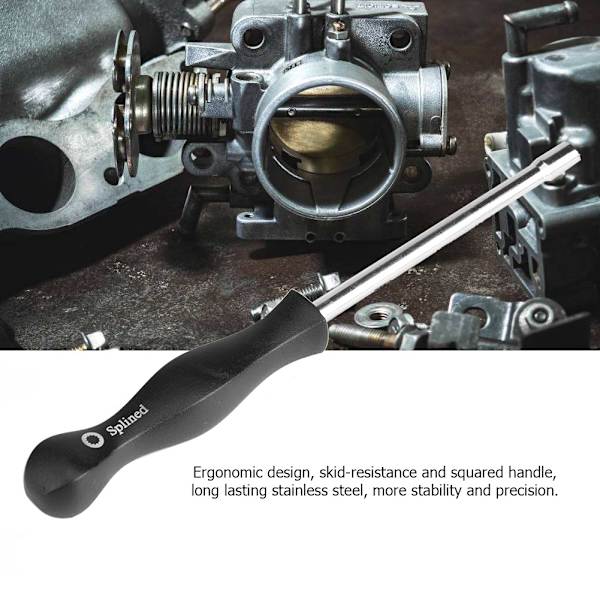 Förgasarjusteringsskruvmejsel Carb Tuning Serviceverktyg 21-Tandad Splined