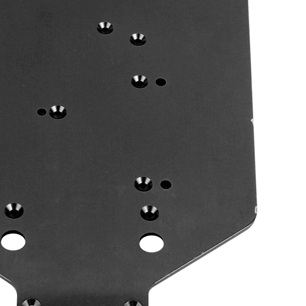 Aluminiumlegering chassi uppgradering delar passar för HSP 94107 94111 94110 94124 RC bilSvart