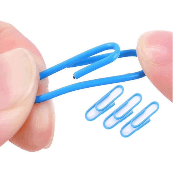 1 tum mini pappersklämma i olika färger, färgade pappersklämmor för filer, papper, kontorsmaterial (100-pack)