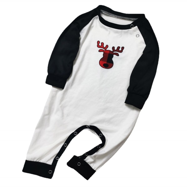 Matchande familj baby Christmas Kid PJ's med långärmad t-shirt och byxor Loungewear