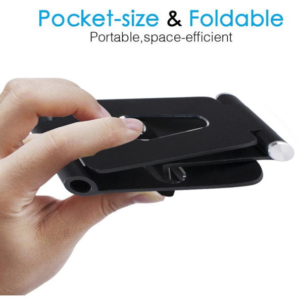 Multi-vinkel Tablet Stativhållare, Justerbar iPad Stativ, Mobiltelefon Stativ, iPhone Stativ, Nintendo Switch Stativ, iPad Pro Stativ, iPad Mini Stativ och